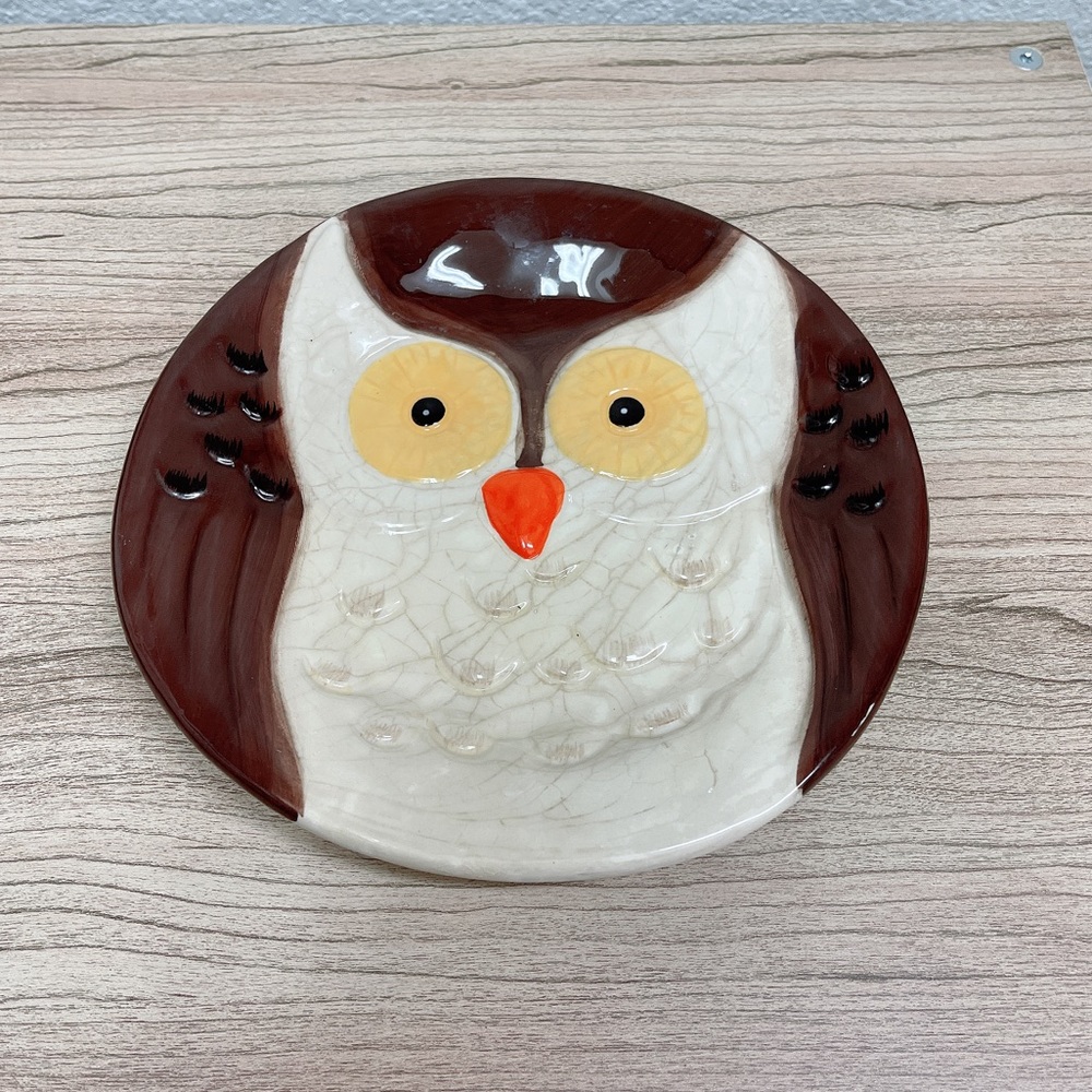 8” owl plate